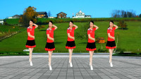 32步恰恰风格广场舞《红枣树》歌曲优美好听 舞步清晰易学 附分解动作