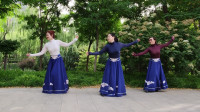广场舞《我是一条小河》优美大气的蒙古舞，紫竹院魅力朵朵舞蹈队