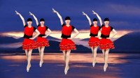 草原金曲广场舞《歌在飞》动感活力水兵舞，简单易学又好看！
