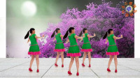 阳光美梅广场舞《旧梦一场》原创32步-背面变队形演示-编舞：美梅