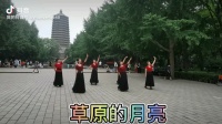 实拍北京紫竹院大妈跳广场舞《草原的月亮》好听，越跳越好