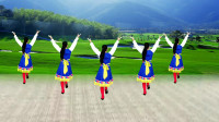 请欣赏广场舞《想西藏》优美大方，32步简单易学