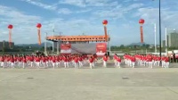 万载县20200808全民健身日广场舞展示《中华民族一家亲》