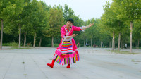 藏族广场舞《吉祥欢歌》，梦娟广场舞民族舞