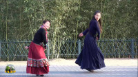 紫竹院广场舞《洗衣歌》，小杨老师和睿睿，跳得欢快灵动可爱！