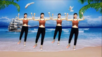 气质美女广场舞：《面对疾风吧》励志霸气，在动感的音乐中健身