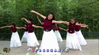 紫竹院广场舞，小红领跳《我的九寨》，舞蹈太美了！