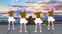 时尚草原广场舞《站在草原望北京》，美女舞姿优美，动人又迷人