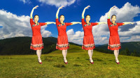 《卓玛泉》简单藏族风格广场舞天籁之音歌醉舞美看不够