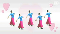 新汶花园广场舞，中三步舞【心在路上】新汶花园健身舞队
