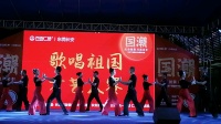 迎中秋庆国庆长安万达广场舞比赛《慢四造型四套》表演，上沙威扬舞蹈队2020.10.2