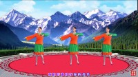 高密芳芳广场舞【美丽的雪山姑娘】编舞：可爱玫瑰花 视频制作：龙虎影音