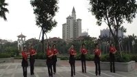 广州花都广场舞唐美健身队学跳,<火火的姑娘》