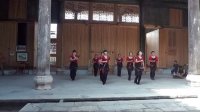 查济写生中国，古民居广场舞开心姐妹健身队，打连响。