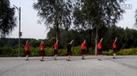 北京通州森林公园杨杨广场舞；唱着情歌流着泪；编舞杨杨