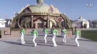 内蒙古河套公园广场舞  美丽的蒙古包