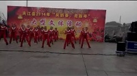 四川乐山夹江县工农健身队广场舞表演羌族健身操