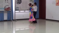 128广场舞 交谊舞教学 中老年双人成套动作展示（李老师 覃老师）