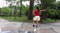 广州新盛广场舞：绿旋风（背面）