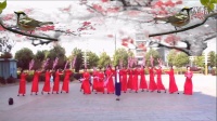 梅江广场舞现代京剧《红梅赞》