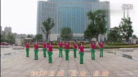 靖江韵律广场舞 自由自在 正面动作演示 演唱凤凰传奇