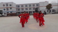 潘村玫瑰广场舞2015年最新[开门红]绸带舞.摄像玫瑰
