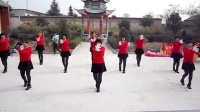 山西运城路家庄“红苹果”广场舞之《红红的中国》