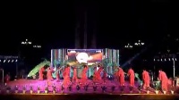 欣子广场舞-----团队表演长扇舞【西部放歌】