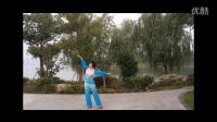 苏州园区夕阳银域广场舞[,我爱西湖花和水]俏木兰 正，背面演练
