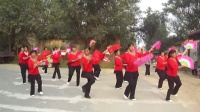 临邑县贾家村庆祝2015.八月十五中秋节，村里广场舞表演,《社员都是花》
