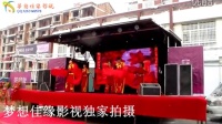 【拍客】-美女红绸扇子舞广场舞《吉祥颂》-梦想佳缘影视