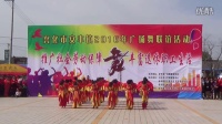 兴化市安丰镇2016广场舞联谊活动  腰鼓舞《欢聚一堂》