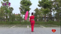 黄材国兵广场舞原创《谁懂女人花》伞舞正背面分解演示