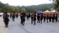 吉林市人民广场水兵舞表演