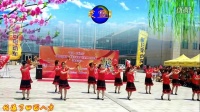 广场舞《红红的中国》dj 诸城最炫龙城风昌城海选晋级作品  12人变队形