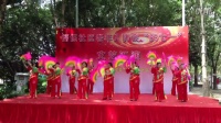 红福舞蹈队建党95周年扇子舞纤夫的爱广场舞