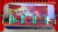新概念广场舞展演；变队形【踏歌起舞的中国】字幕；范家庄新概念舞蹈队