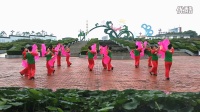 洛阳香水百合广场舞【红红中国结】变队形扇子舞