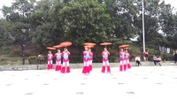 南片广场舞，9人变形队，《江南梦》