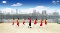 刘峰广场舞《 我和腾飞的祖国》 背面展示