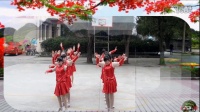 最新广场舞ˉ牡丹舞蹈队《火火火起来》ˉ瑞昌李姐ˉ原创队形和背面教学