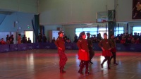 瓦房店广场舞蹈队参加大连“中山杯”表演水兵舞第八套