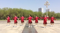 江西四特桂桂广场舞《，撸起袖子加油干，〉团体演示