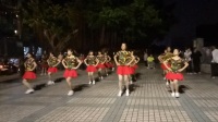 坦洲河边街广场舞[红姑娘儿]现场版