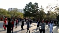齐齐哈尔日月峡拍手健身广场舞推广工作纪实2017.5.2
