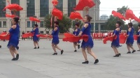 香港旅游卫视哈尔滨广场舞征集赛，紫色风华舞蹈队表演扇子舞VID20170617103213