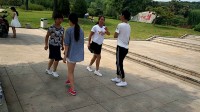 济源南站   青哥广场舞《情路弯弯（弹跳鬼步）》对跳27步