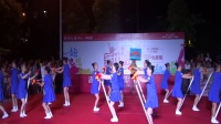中国电信广场舞赛舞蹈中国美，表演洪山开心广场舞队