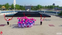 万荣大叔广场舞：宝鼎公园黄河边大秧歌--表演飞云舞蹈队(2)