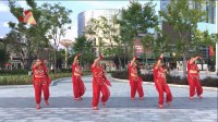 浦城小熊广场舞印度舞《踩着节拍跳起来》编舞；重庆叶子